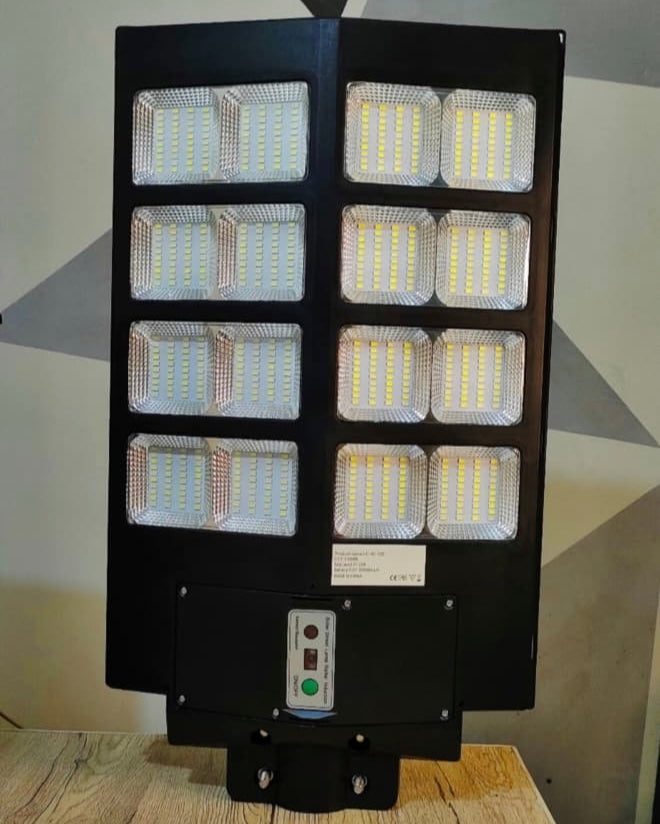 400W Solar Street Light | Remote control | 8-12 Hours Battery Backup | Complete Fitting Accessories