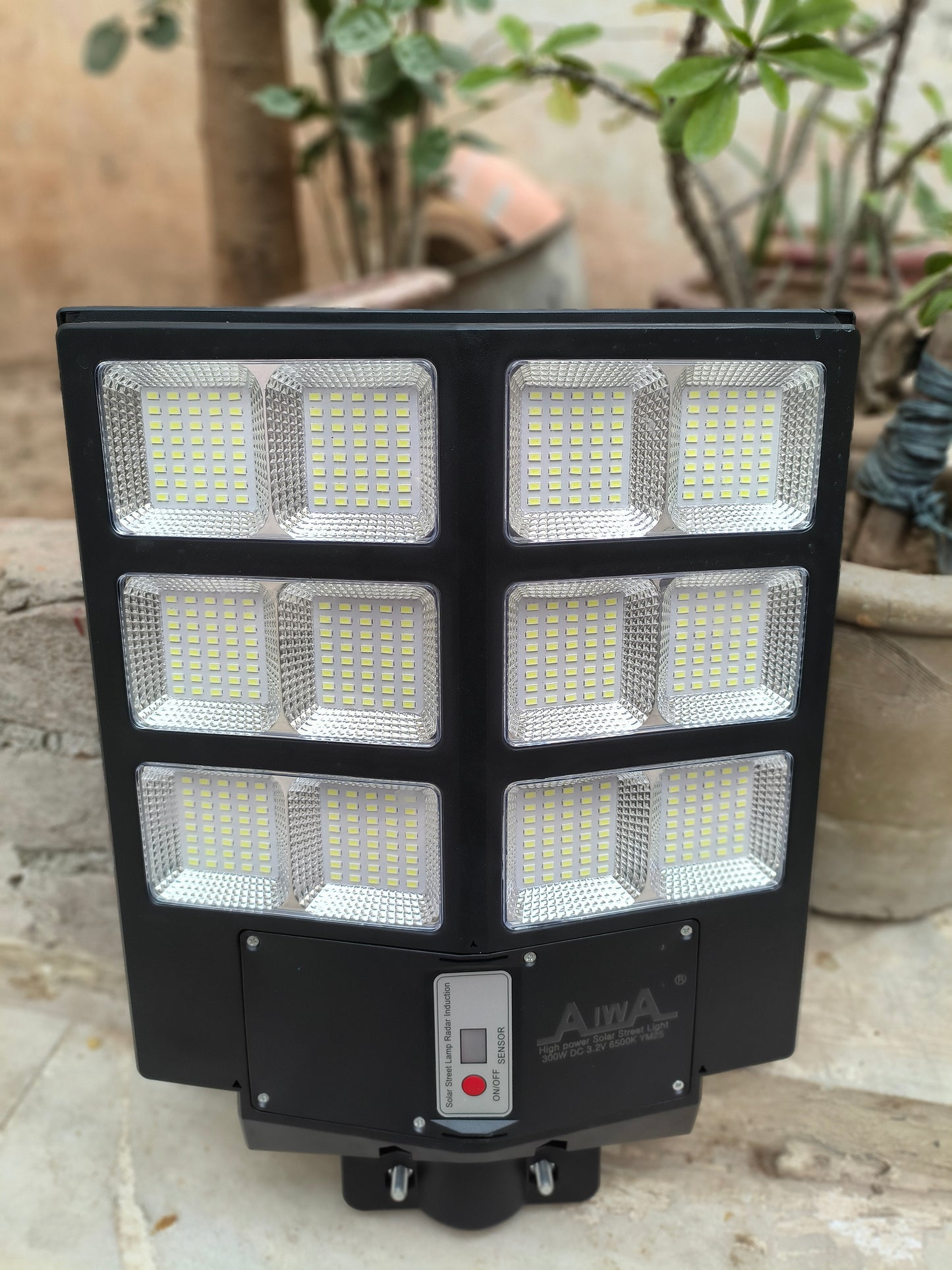 300W Solar Street Light | Remote control | 8-12 Hours Battery Backup | Complete Fitting Accessories