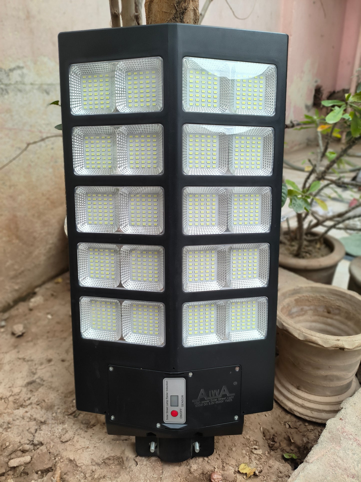 500W Solar Street Light 10 to 12 Hours Full Night Battery backup