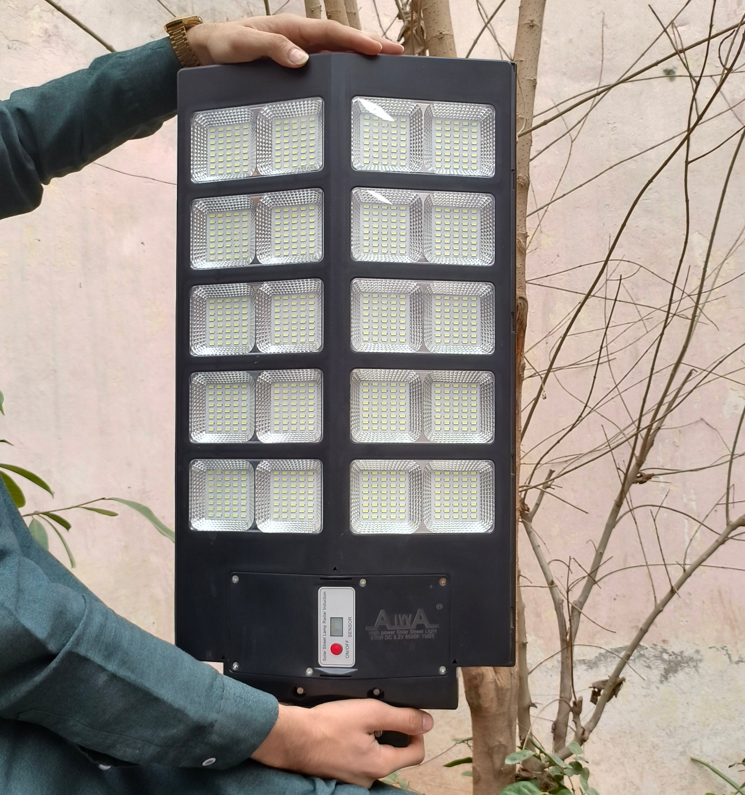 500W Solar Street Light 10 to 12 Hours Full Night Battery backup